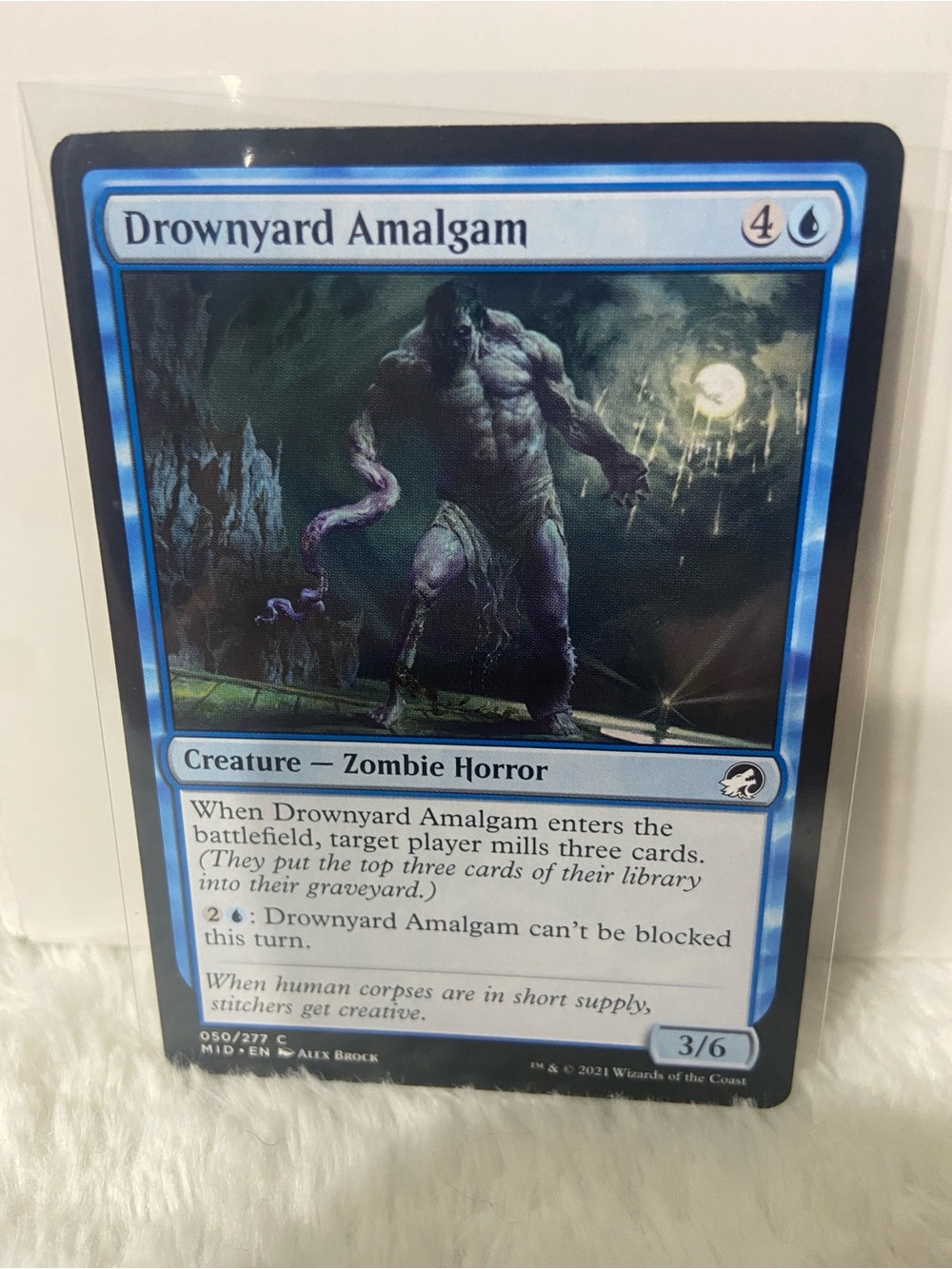 Drownyard Amalgam - Blue Magic: The Gathering Creature Card
